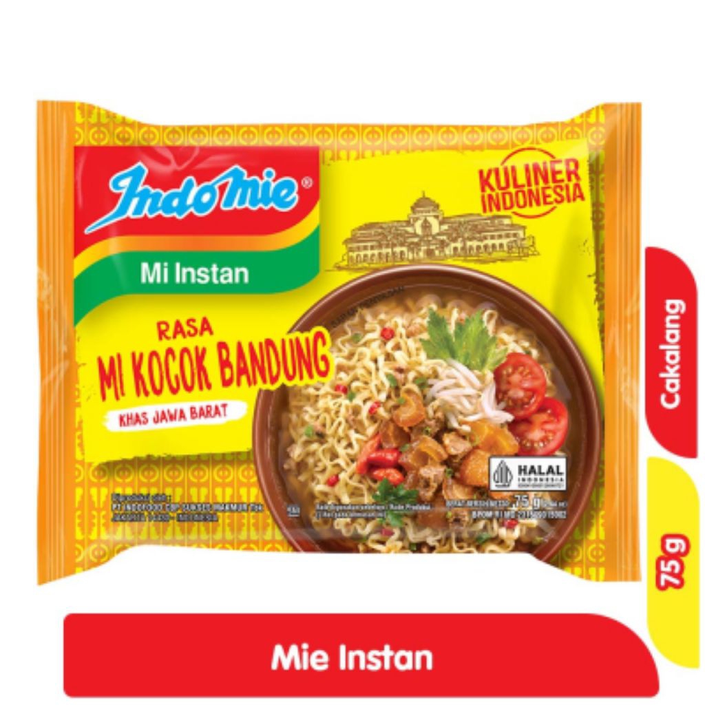

Indomie Mi Instan Mi Kocok Bandung 75gr | Khas Jawa Barat