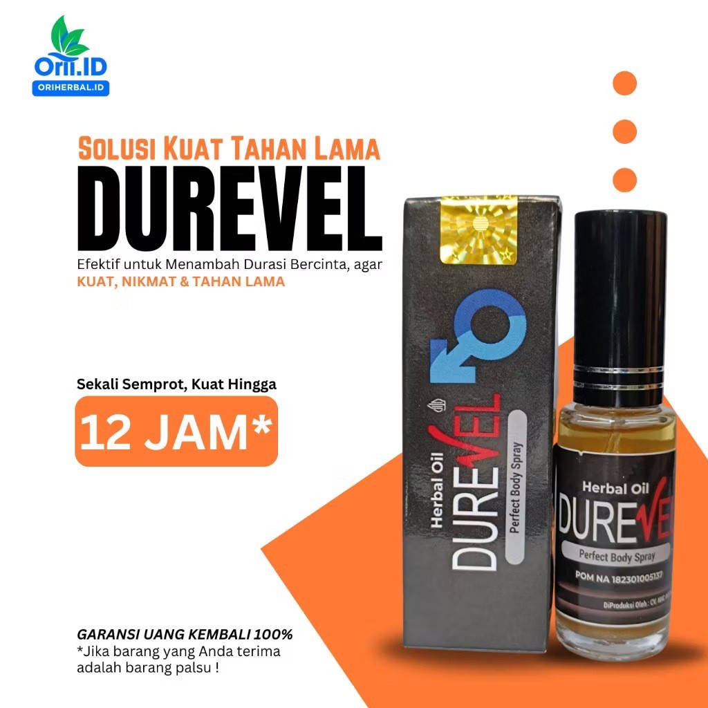 0bat Kuat Tahan Lama Oles DUREVEL SPRAY BPOM 0bat Herbal Kuat Pria Hajar Jahanam Original