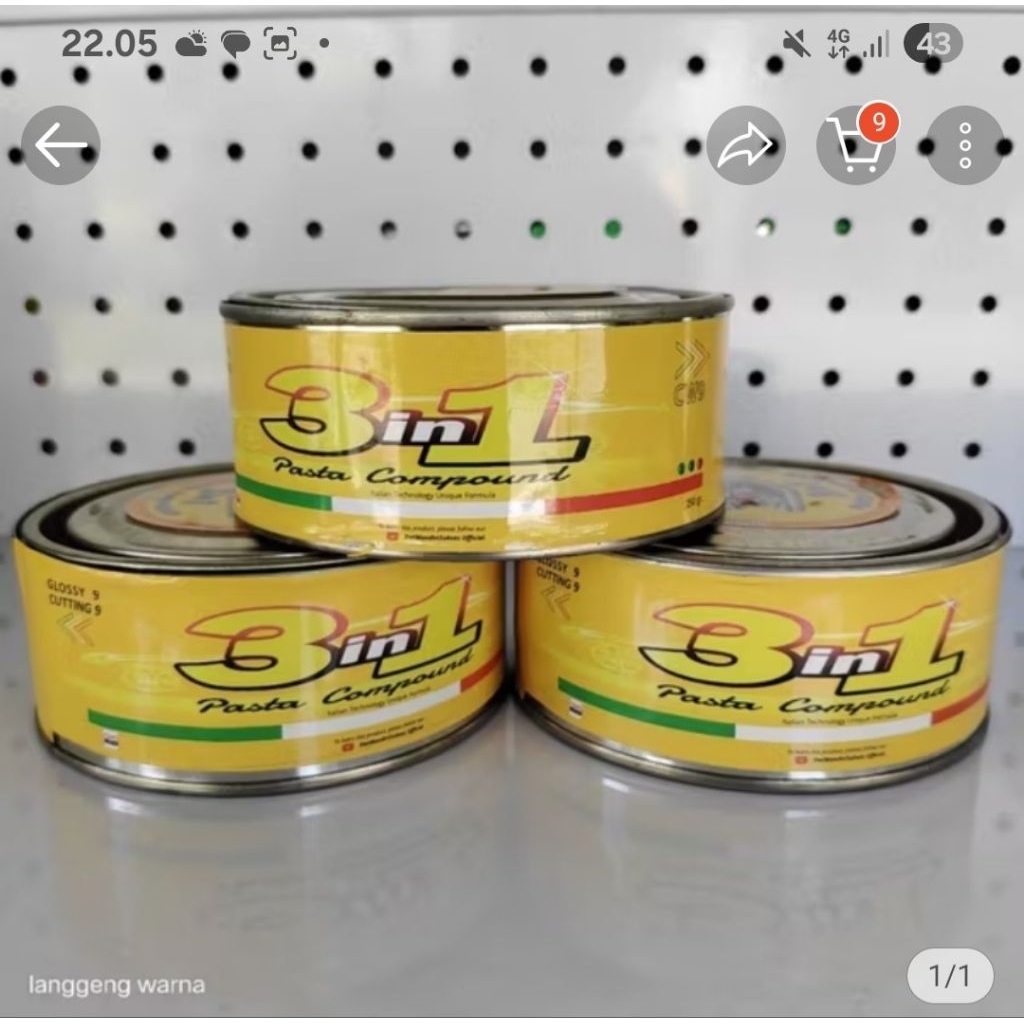 Compond DMS 3in1 250g polish mobil motor step2