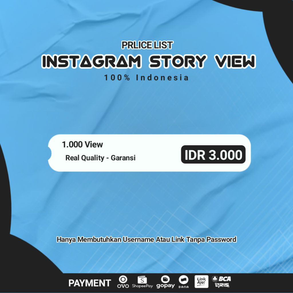 Instagram Story View Indonesia Murah Real Quality R7