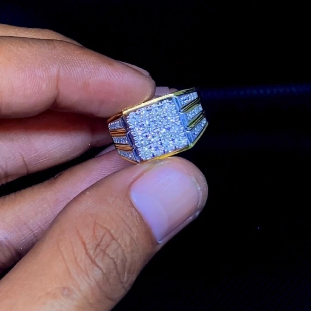 cincin berlian pria