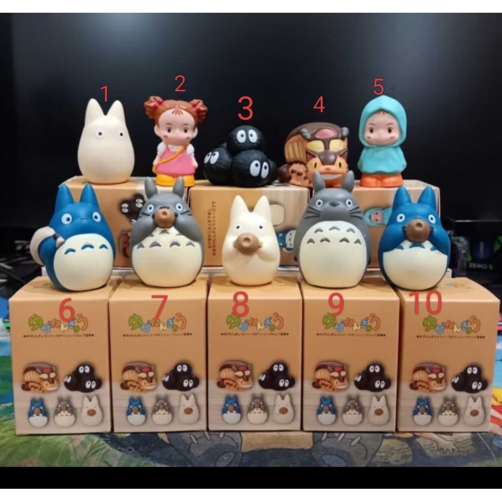 Figur Boneka Jari Studio Ghibli Totoro-SELECTED-Ready Stock