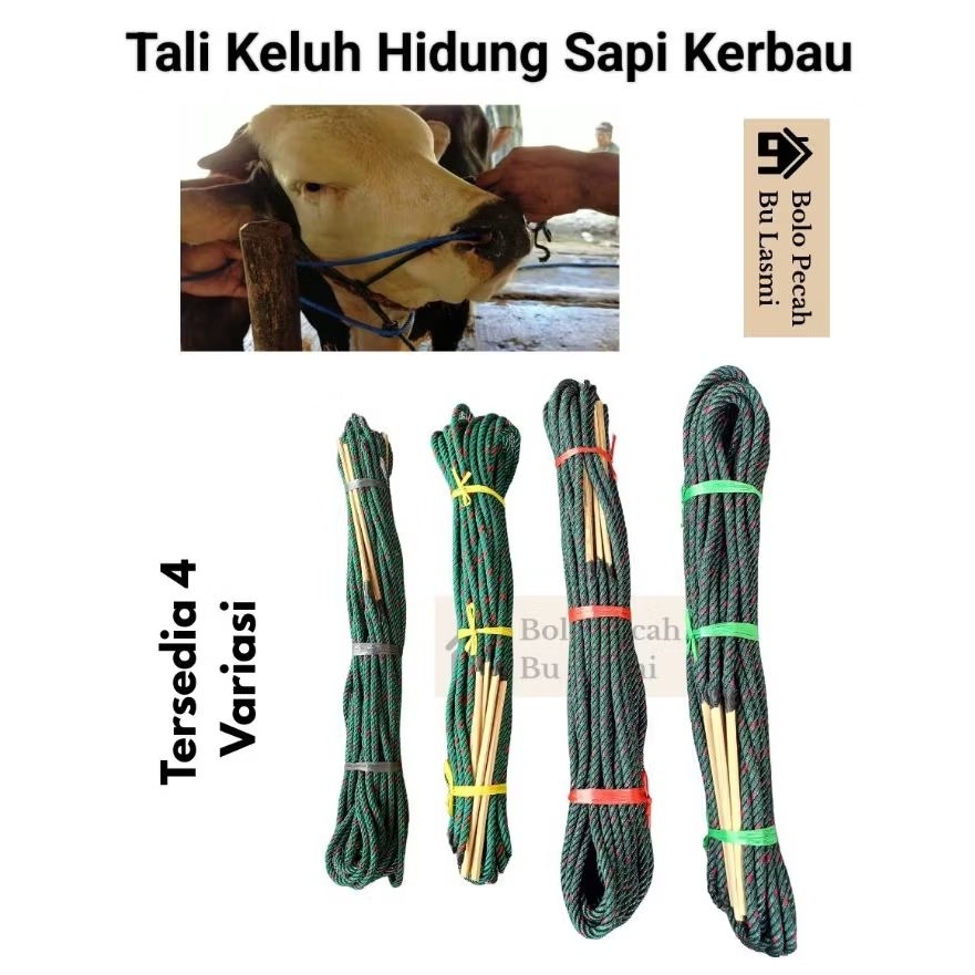 Tali Keluh Keluhan Hidung Sapi Kerbau / Congokan Sapi / Tali Sapi / Brangus Sapi