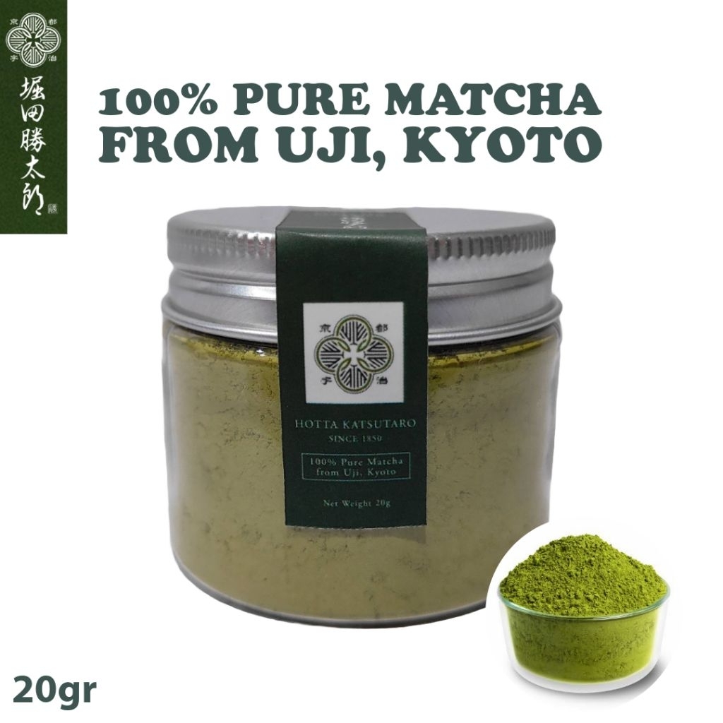 

Hotta Pure Matcha Powder 20gr - Uji Matcha Kyoto Japan Premium Tea Ceremonial