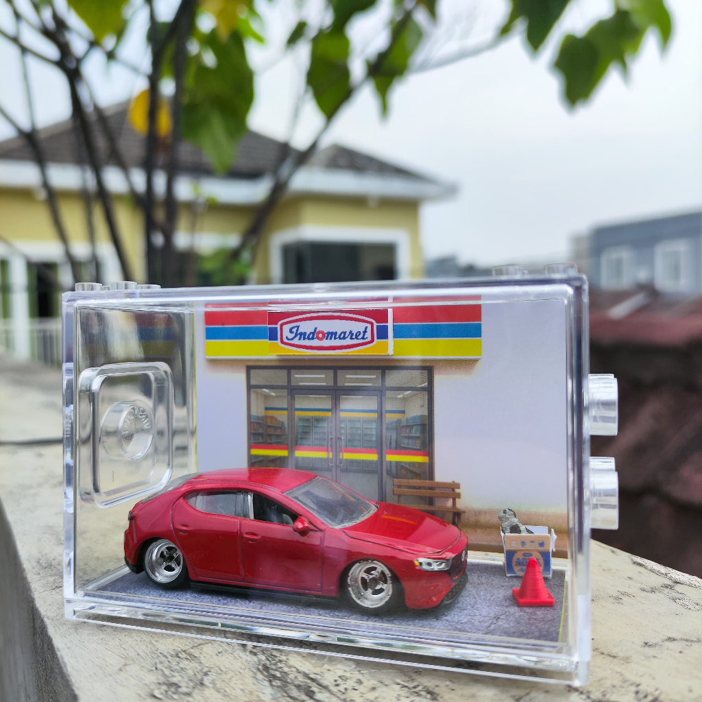Diorama Diecast - Mini Diorama - Diorama Mini With Accrylic - Pajangan Diecast - Acrylik Diecast -