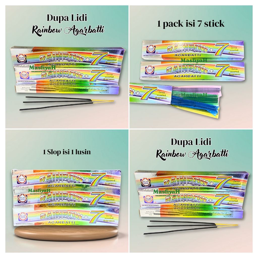 DUPA RAINBOW AGARBATTI Surrati /Bukhur India stik lidi ORIGINAL