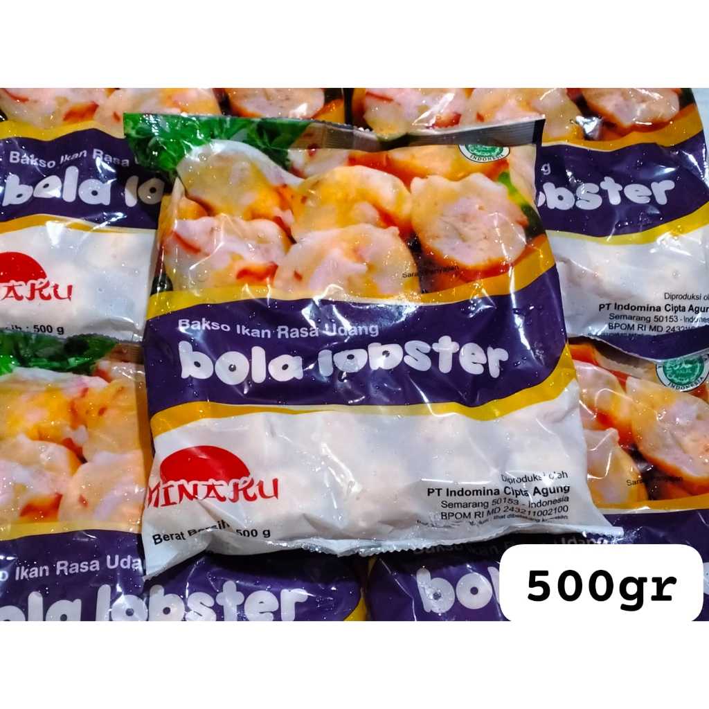 

MINAKU Bola Lobster 500gr - Makanan Beku Olahan
