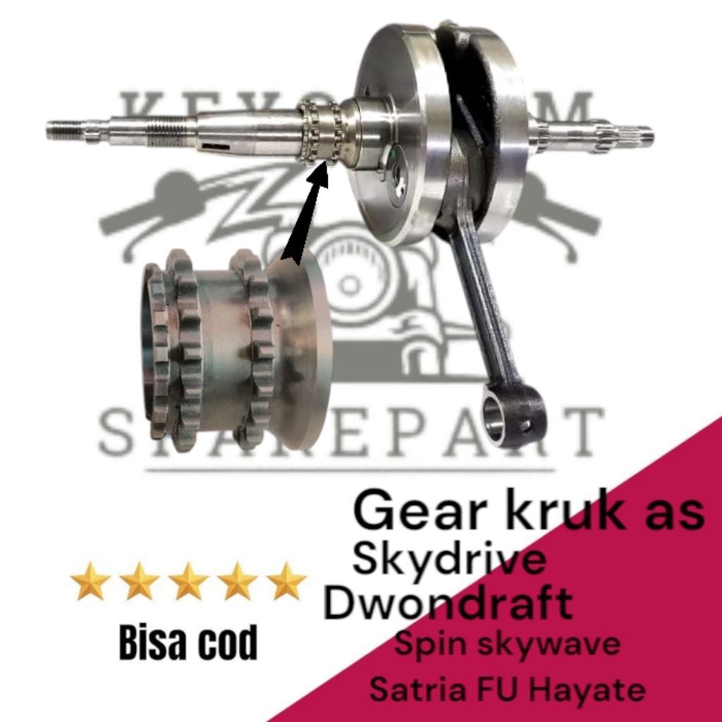 gear kruk as gigi kruk as skydrive dwondraft hayate spin skywave Satria FU