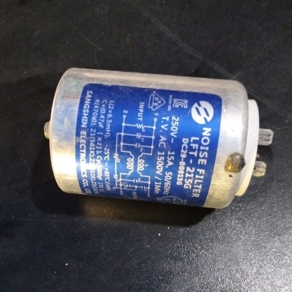 noise filter copotan mesin cuci samsung front loading