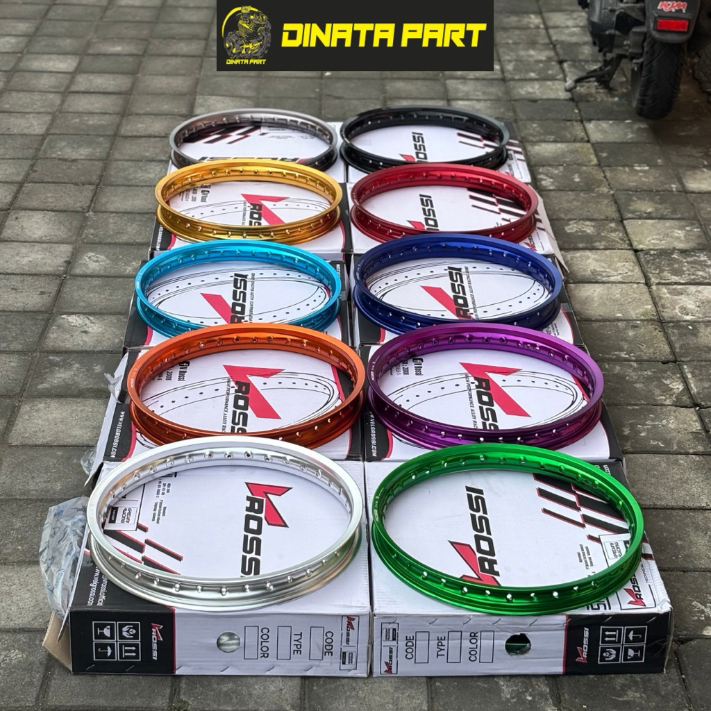 Velg Rossi Ring 17 WM Shape - Ukuran 140, 160, 185 | Harga Satuan Termurah