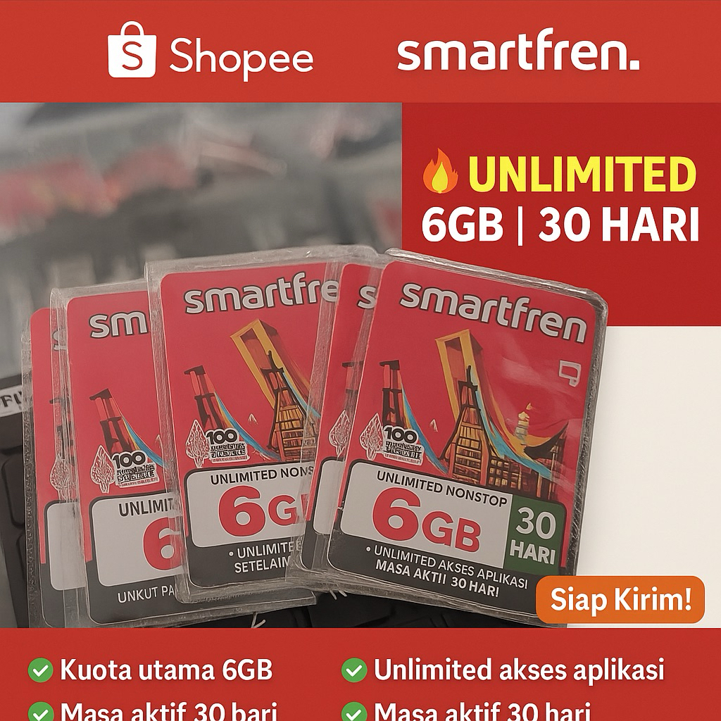 Grosir voucher smartfren 21 GB NONSTOP 30 hari (21 GB)