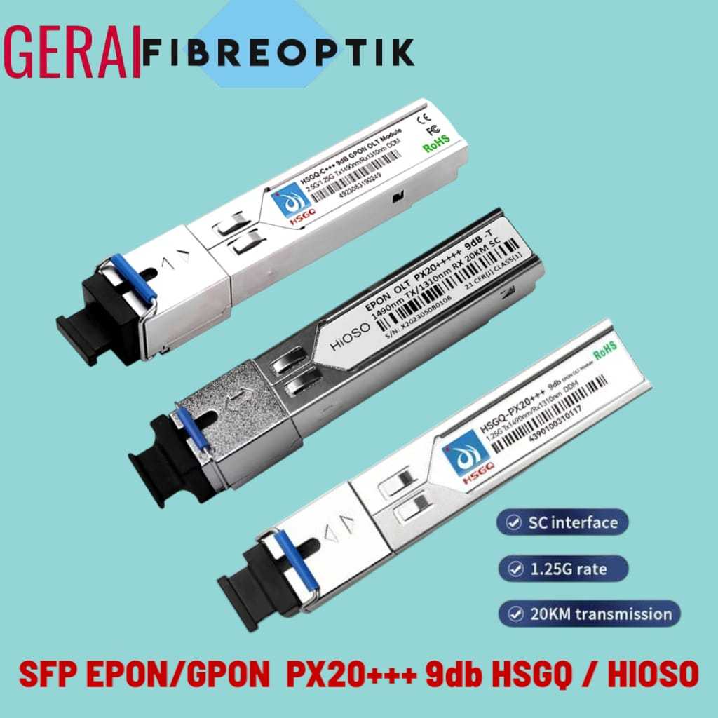 Mikrobits sfp C+++ 9db SFP Epon/Gpon - GFO