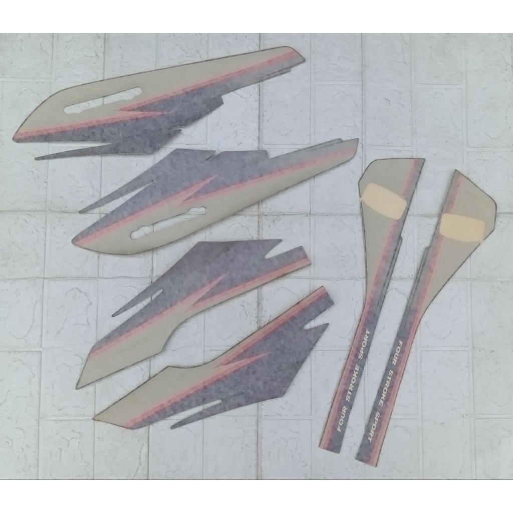 Striping body list honda gl pro max series black engine 1995 ORIGINAL