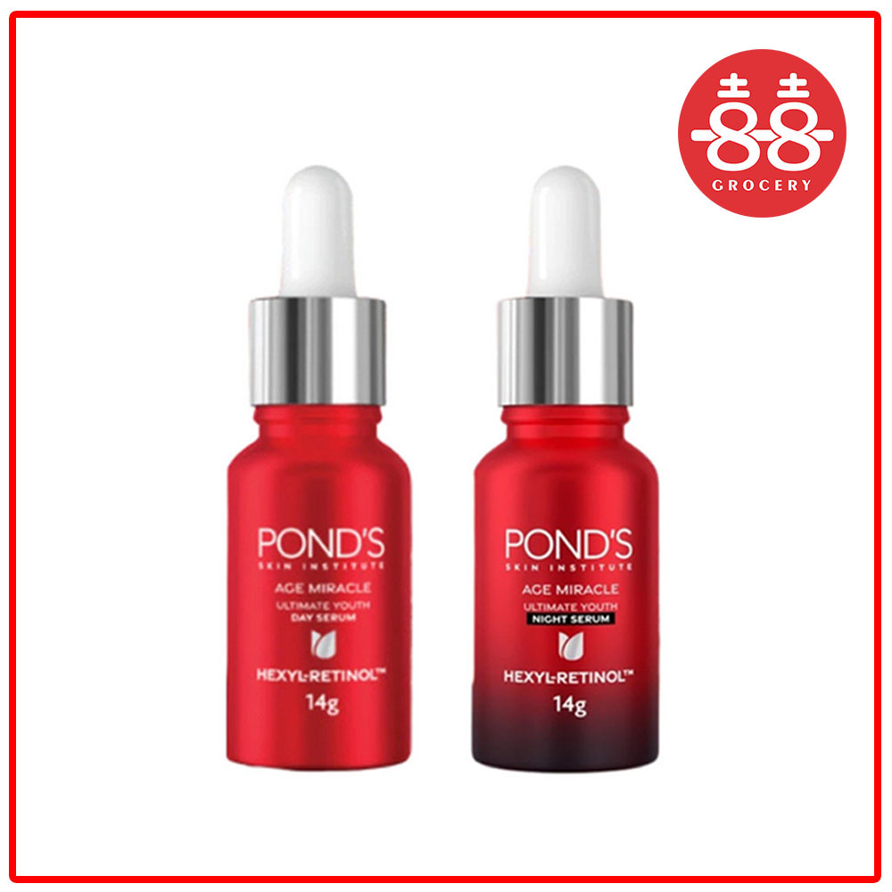 PONDS AGE MIRACLE Hexyl Retinol SERUM 14ML - Serum Ponds Age Miracle untuk Tanda Penuaan