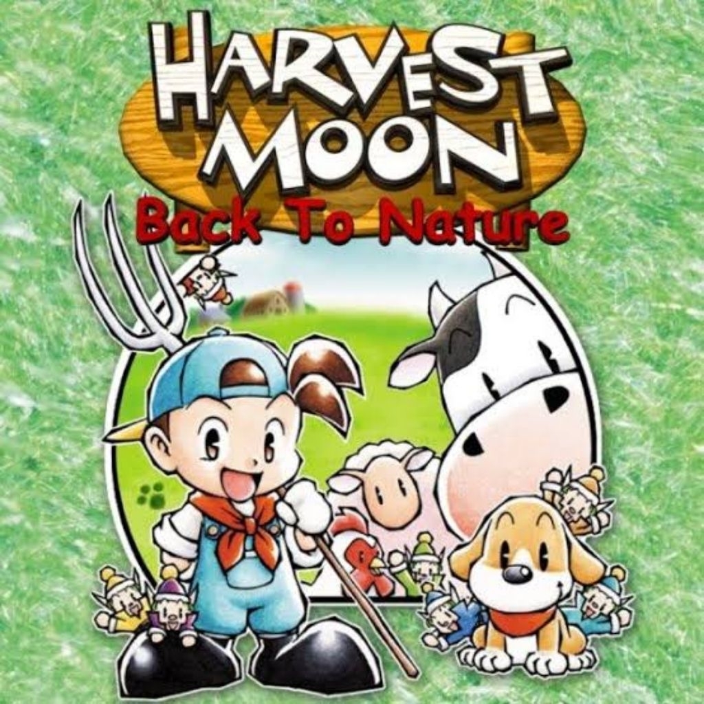 Game Ps1 Harvest Moon  Back To Nature