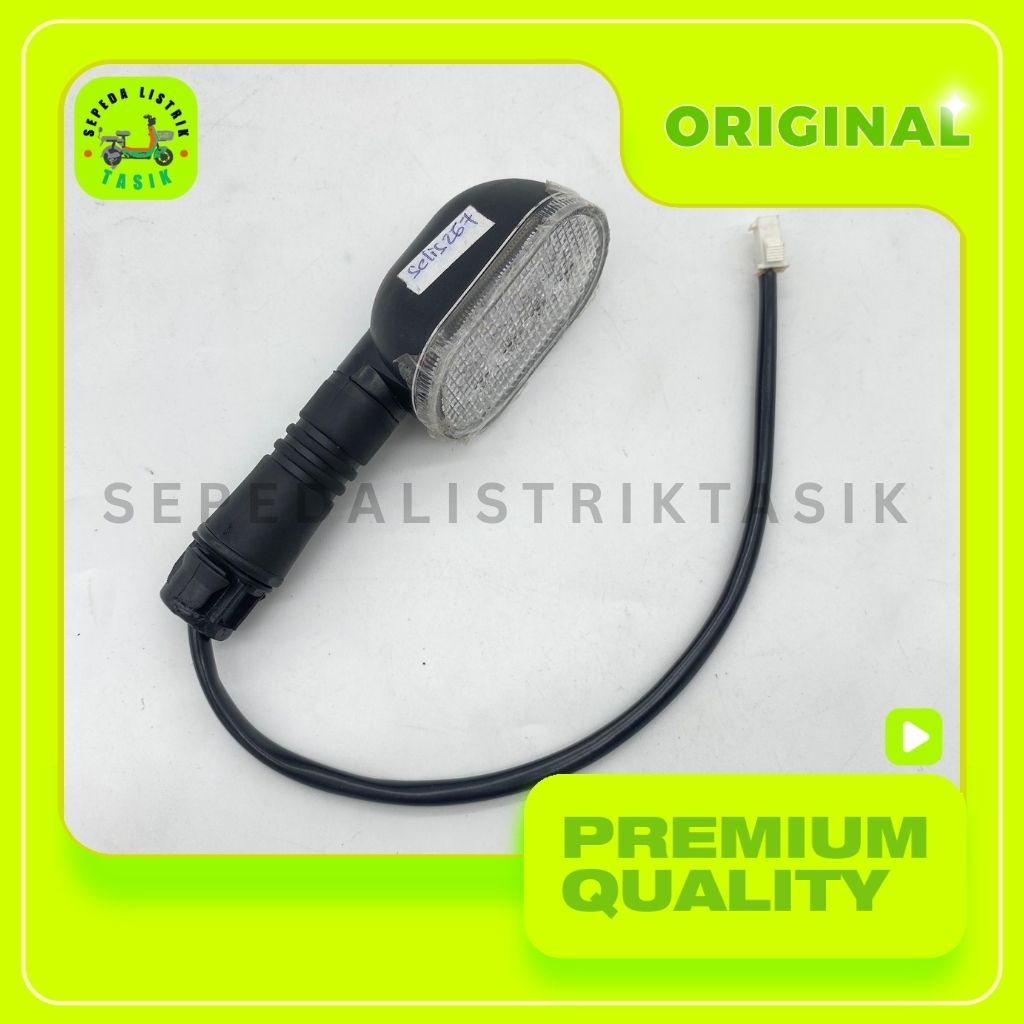 LAMPU SEIN DEPAN SEPEDA LISTRIK EXOTIC UNIVERSAL / SELIS267 - ORIGINAL 100% - SPAREPART SEPEDA LISTR
