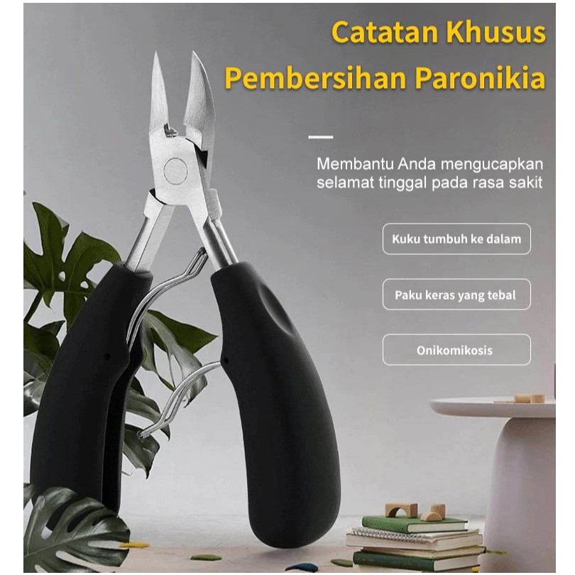 Gunting Kuku Kaki Jempol Anti Cantengan Pemotong Kuku Miring