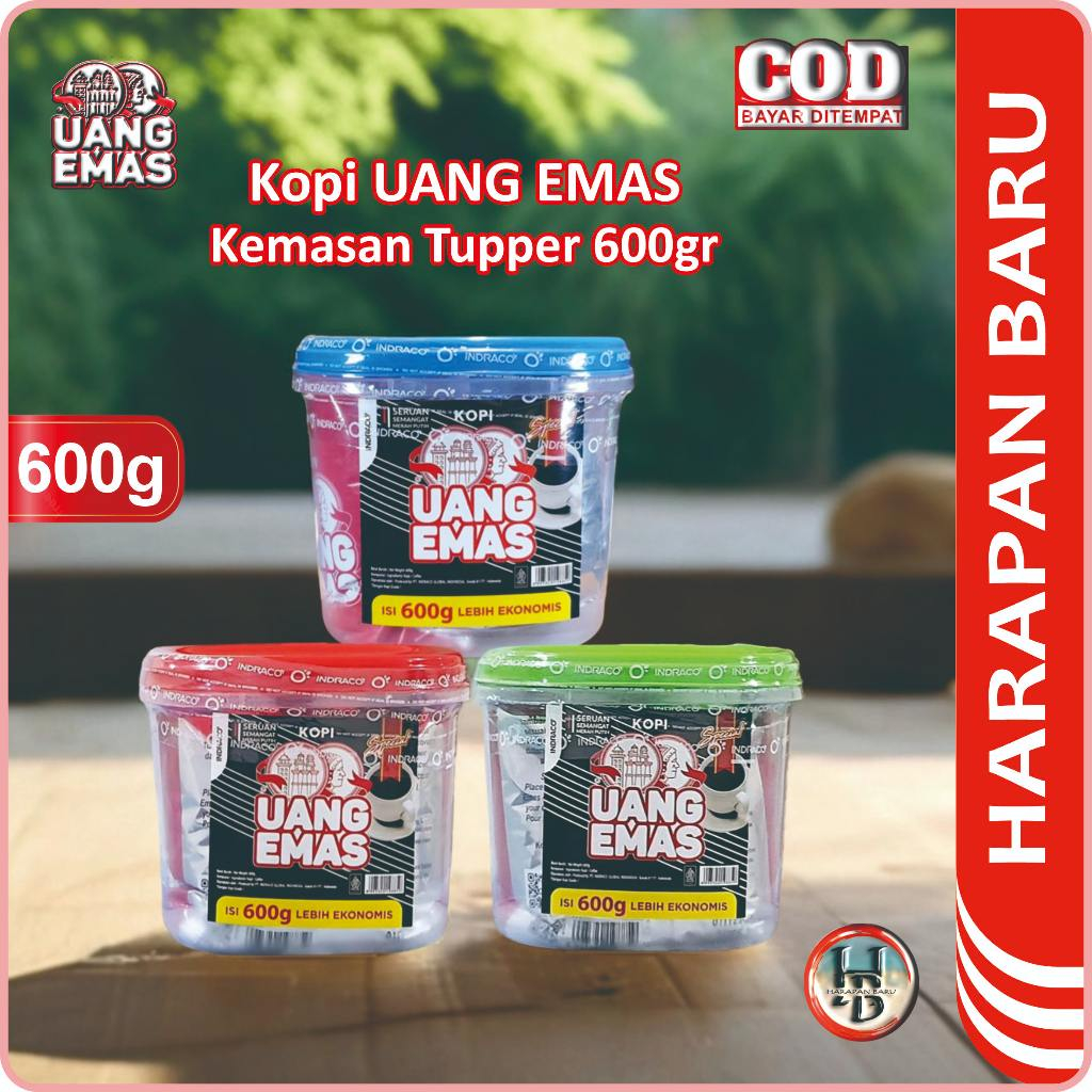 

Kopi Uang Emas Special Tupper 600gr - Minuman - Kopi Bubuk - Coffee - Robusta