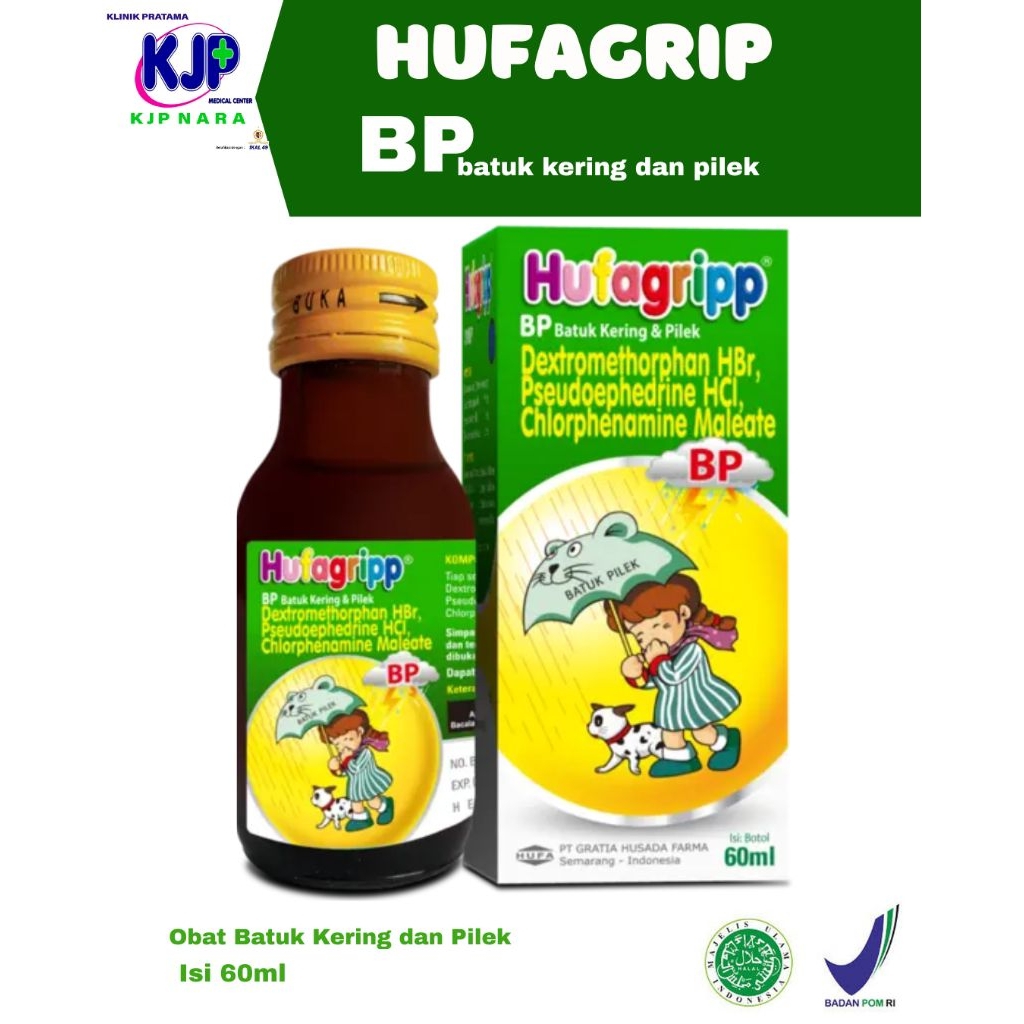 Hufagrip BP (batuk kering dan pilek)