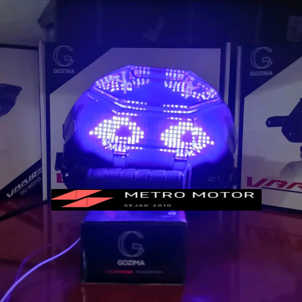 LAMPU STOPLAMP HONDA VARIO 160 COLLOSIUM RUNNING TEXT ANIMASI LAMPU STOP BELAKANG VARIO 160