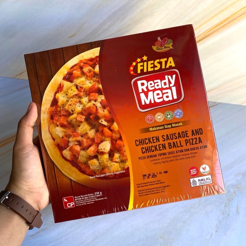 

PIZZA SOSIS DAN BAKSO AYAM 230 GR - FIESTA