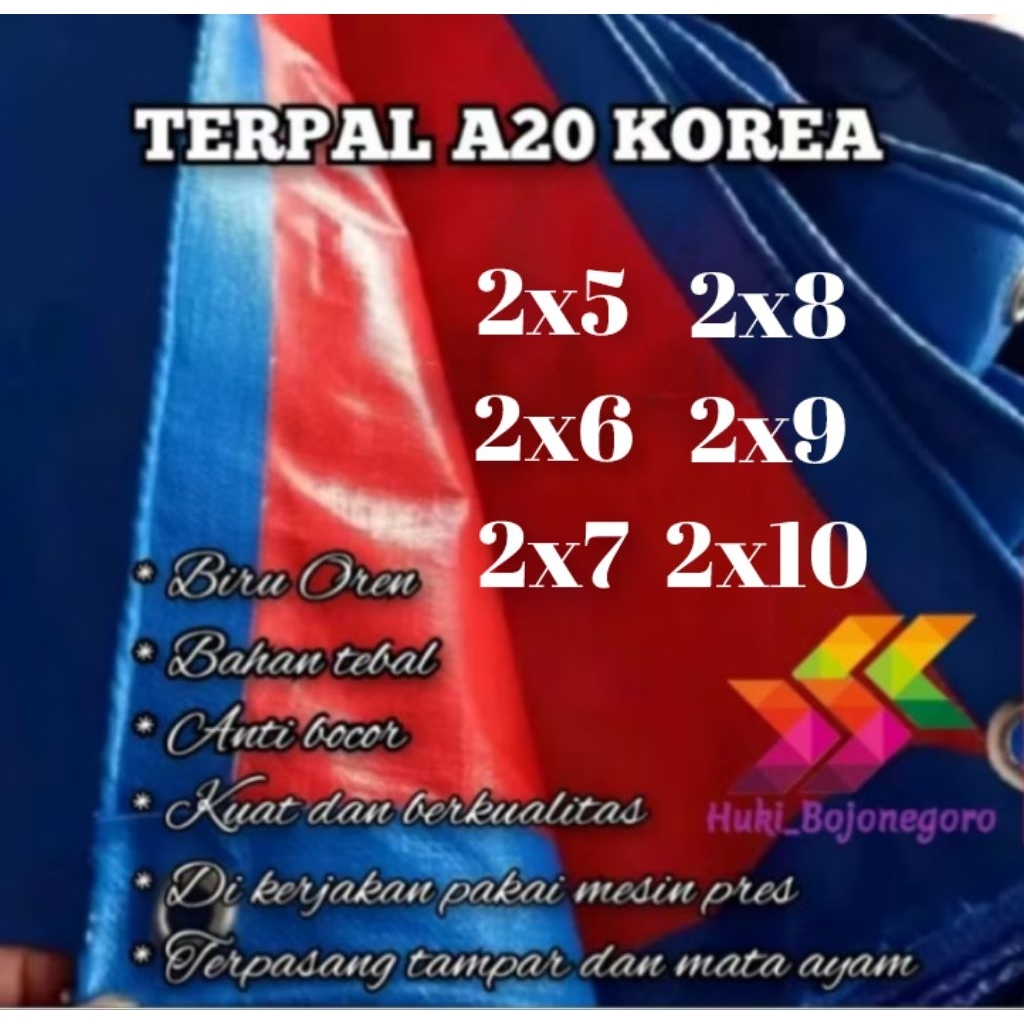 Terpal tebal A20 terpal tenda terpal anti air terpal truk terpal murah