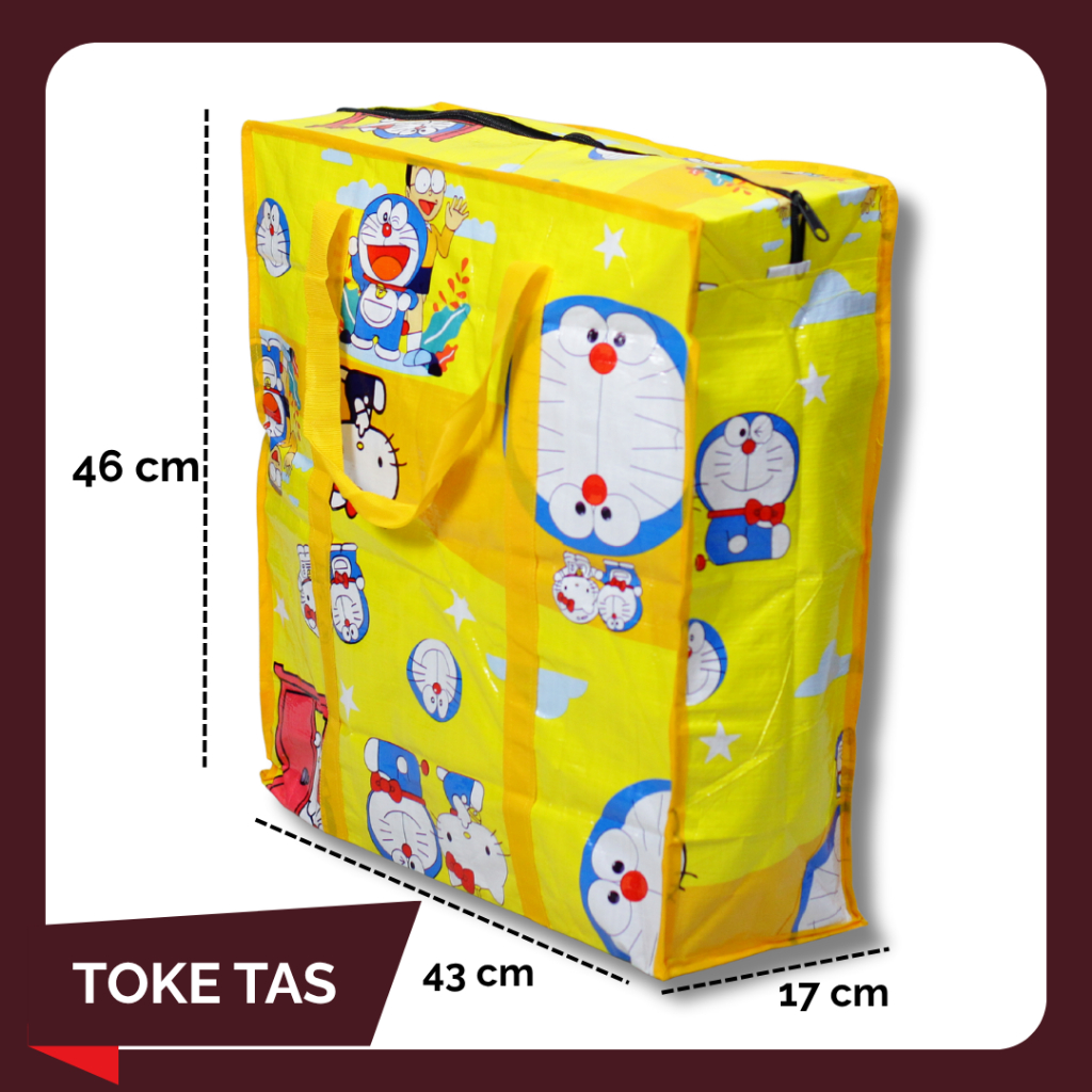 Toke Tas Tas Laundry Jumbo bahan terpal Tas Laundry Karakter Tas Laundry Waterproof Kuat Anti Sobek