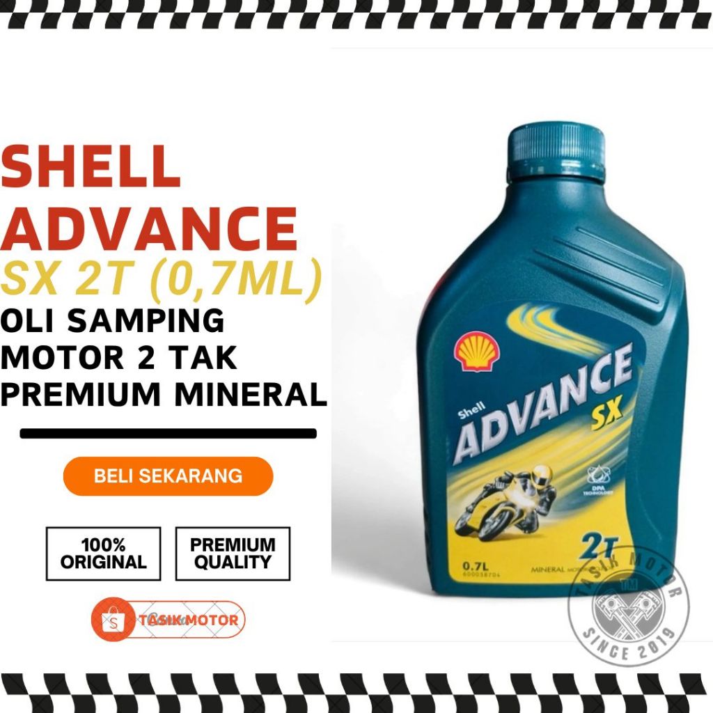 SHELL ADVANCE SX 2T Oli Samping Motor 2 TAK 700ml