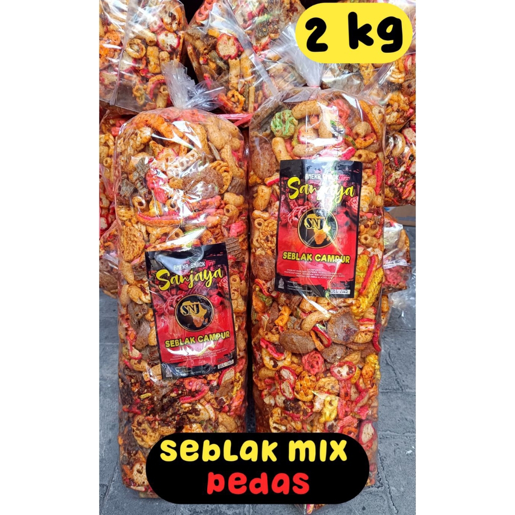 

1ball isi 2 Kg krupuk seblak MIX