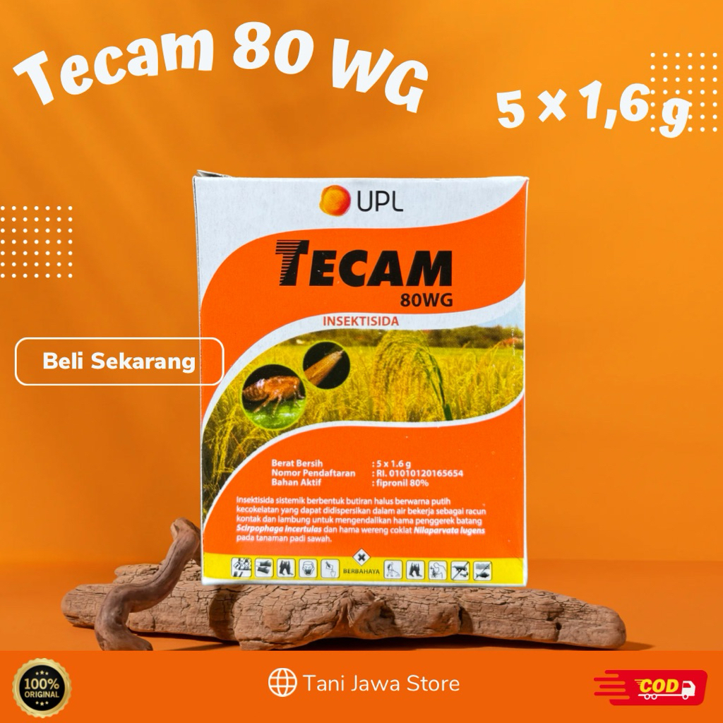 TECAM 80WG - Insektisida Seperti Regent Sachet 1,6gr (FIPRONIL 80%)