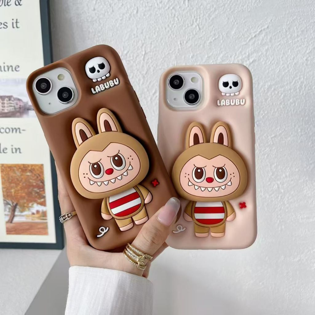 TERCUTE CASE LABUBU MONSTER POPSOKET FOR IPHONE 13, IPHONE 13 PRO