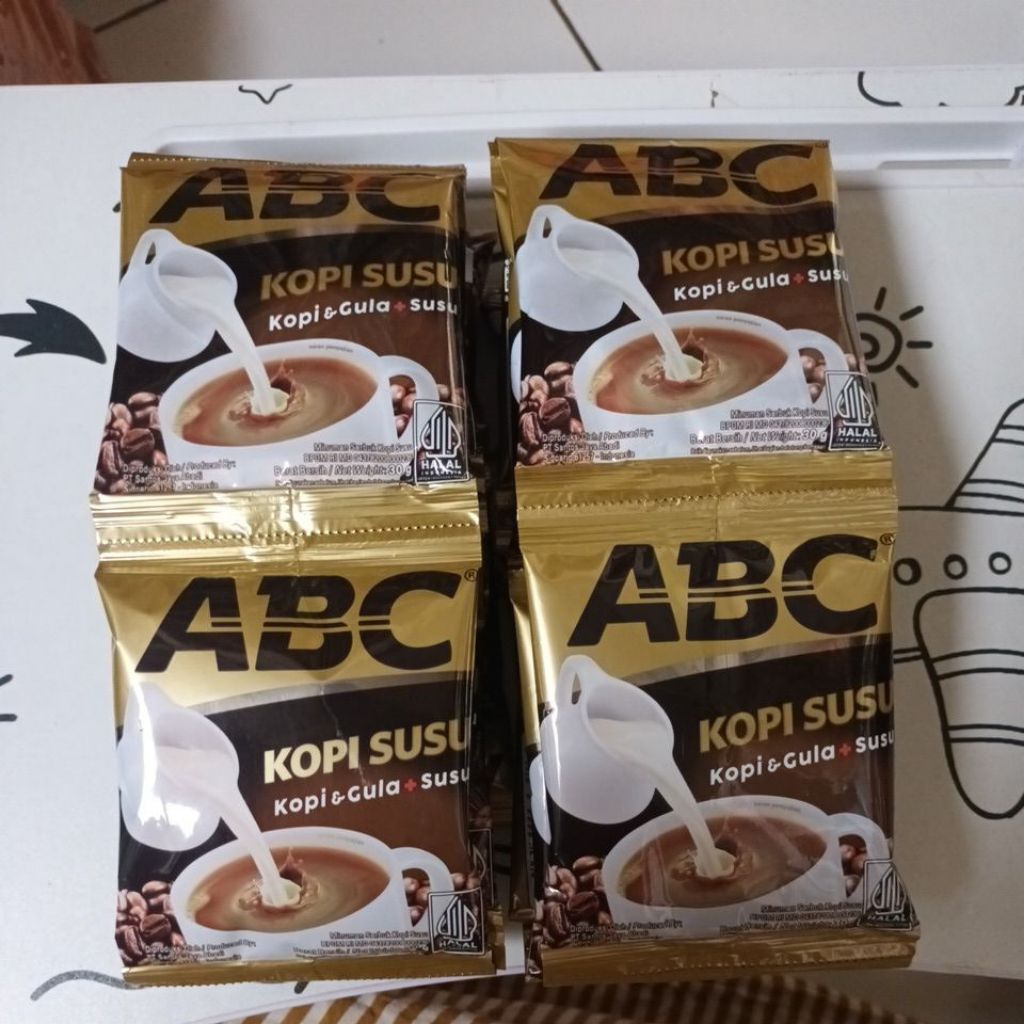 

ABC Kopi Susu 10 Sachet × 31gram (1renceng)