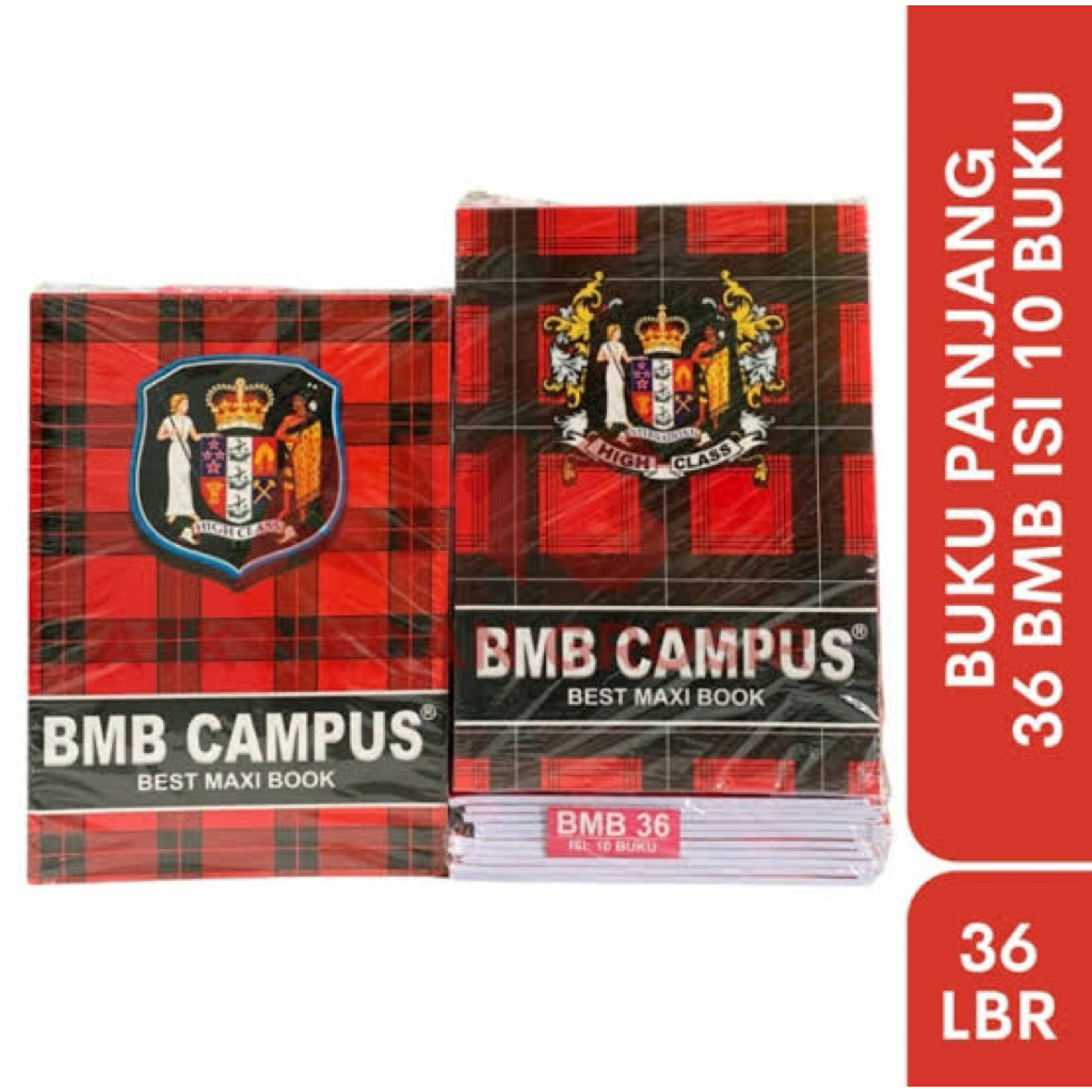 

BMB Campus 36 lembar 10 buku tulis Best Maxi Book Boxy - 1 pack