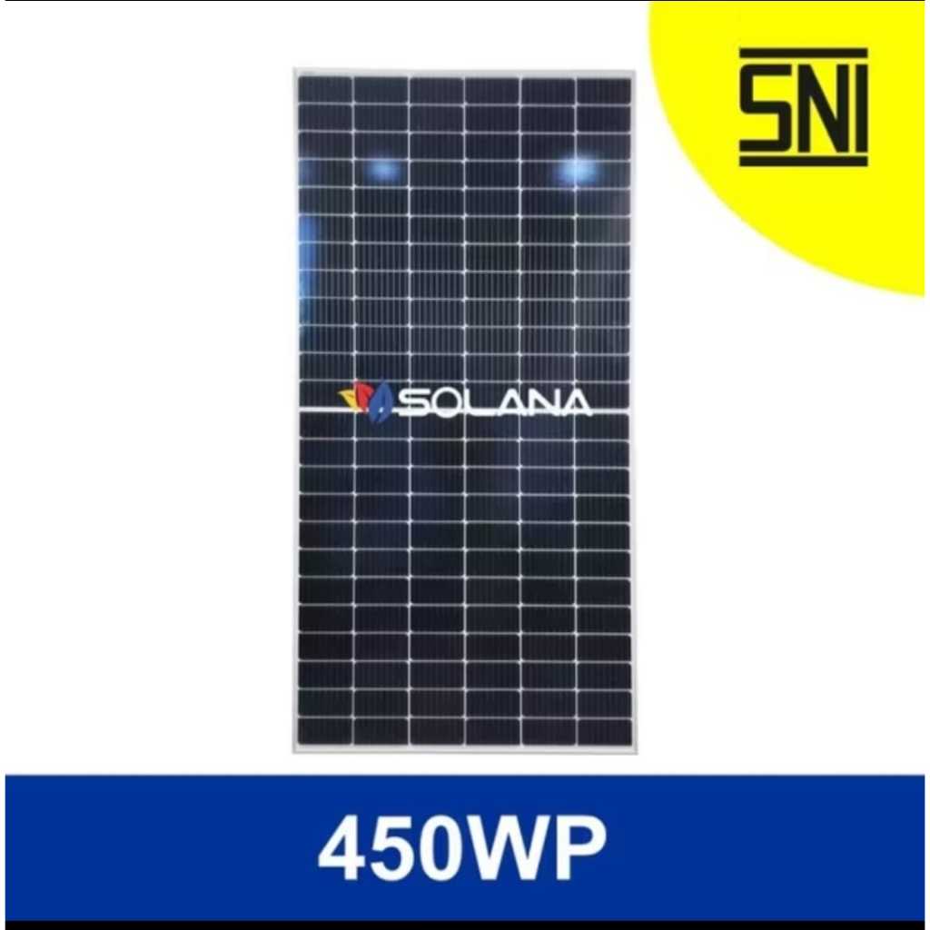 SOLANA SOLAR CELL 450WP SOLAR PANEL SURYA 24v 450wp SOLAR PANEL MONOCRYSTALLINE 24V 450WP ORIGINAL M