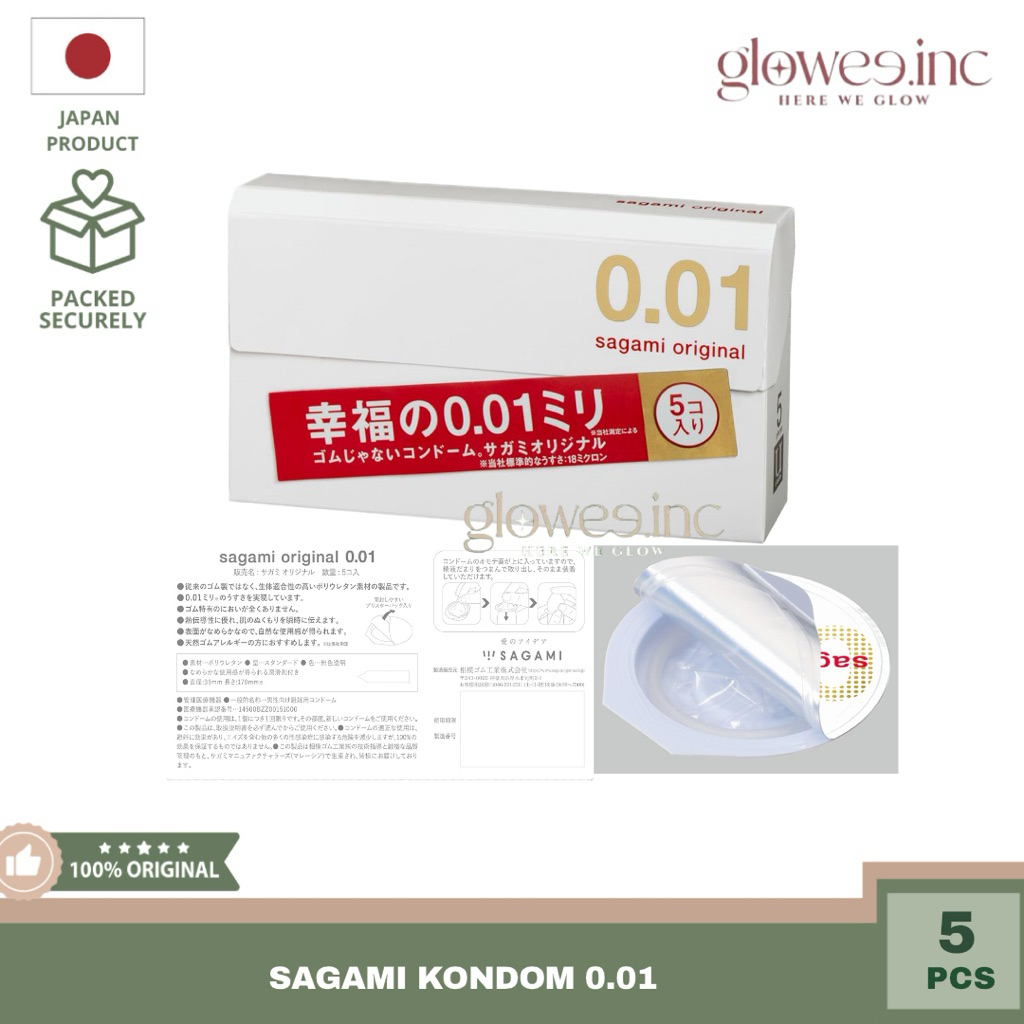 READY STOCK - Kondom Sagami 0.01 Original Import Japan (Kondom tertipis)