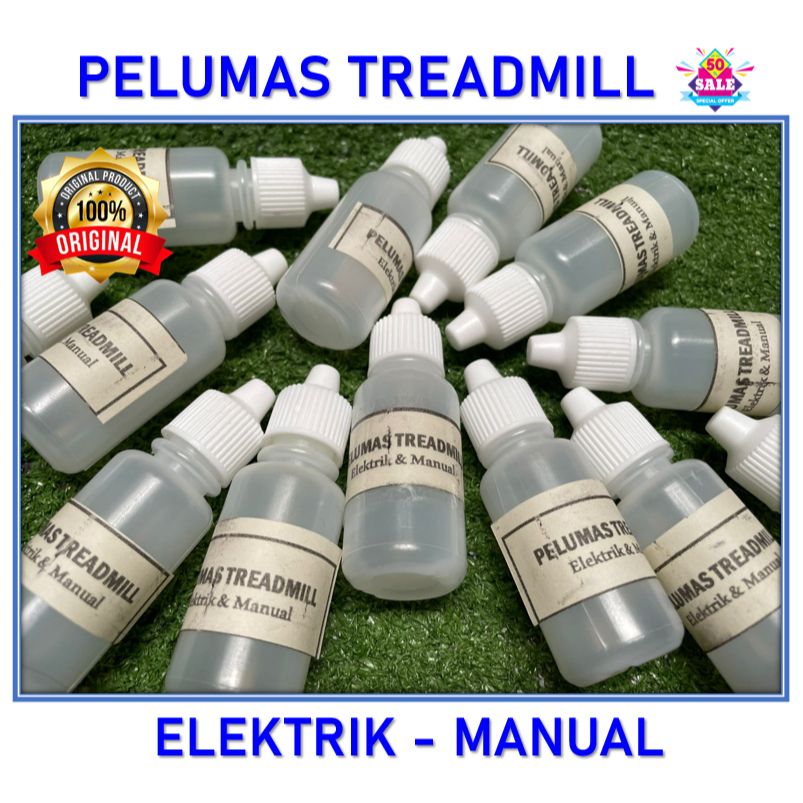 PELUMAS TREADMILL LUBRICANT OIL TREAD MILL SEPEDA STATIS ELEKTRIK MANUAL