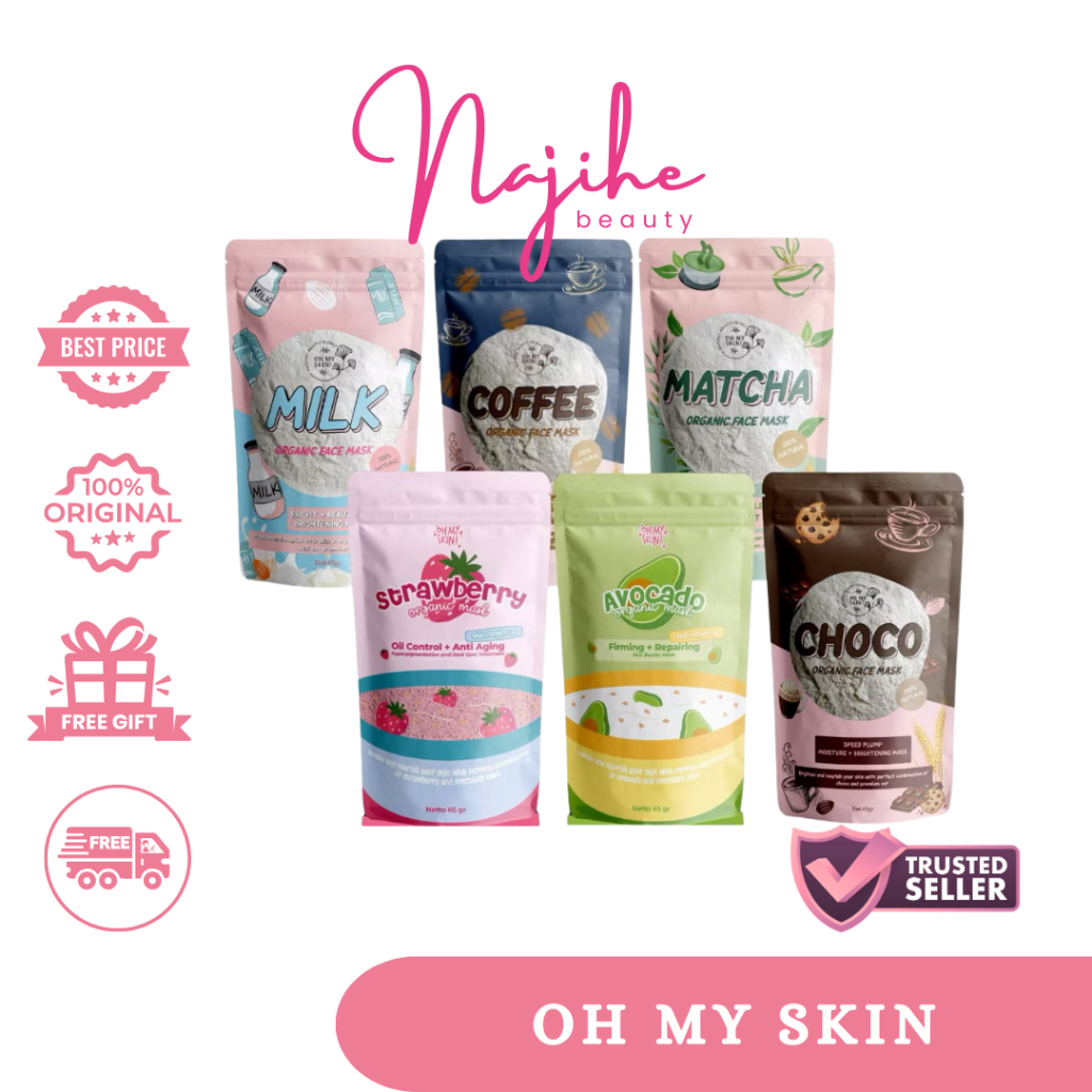 Najihe - Oh My Skin Masker Wajah Organik BPOM