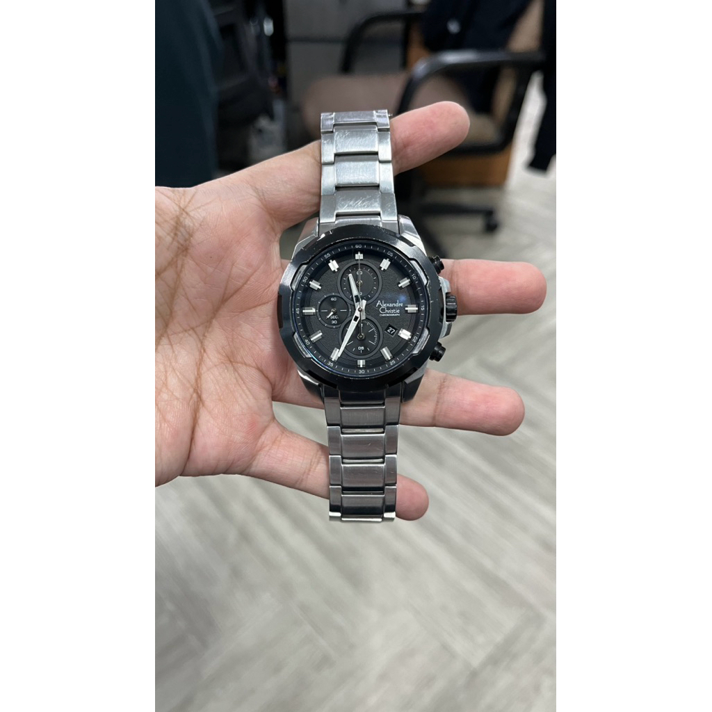 Jam Tangan Pria Alexandre Christie 6523MC Original