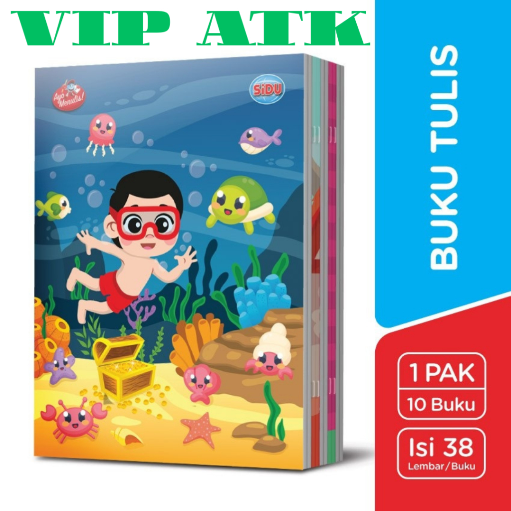 

BUKU TULIS SIDU 38 LEMBAR 1 Pack/10 buku Sumbar