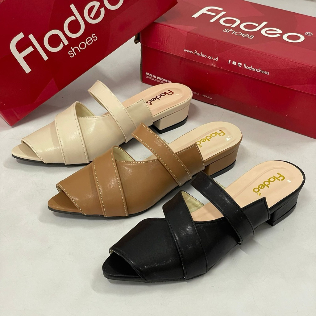 FLADEO sendal selop heels 3 cm model K21