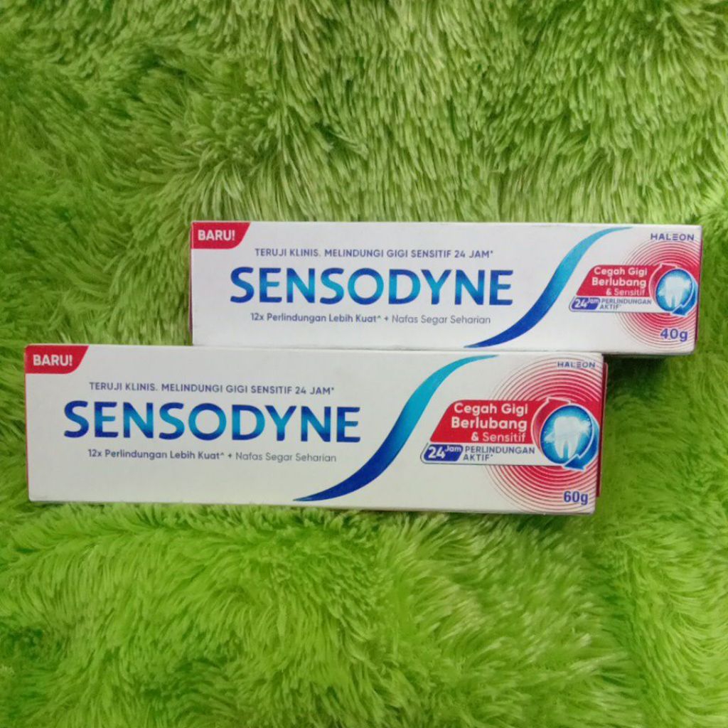 Sensodyne pasta gigi cegah gigi berlubang & sensitif