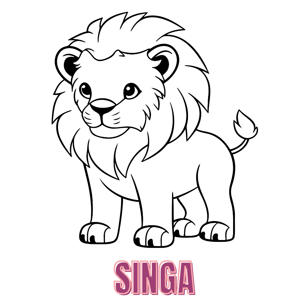 

Hewan lembaran Mewarnai anak/coloring sheet A4 HVS