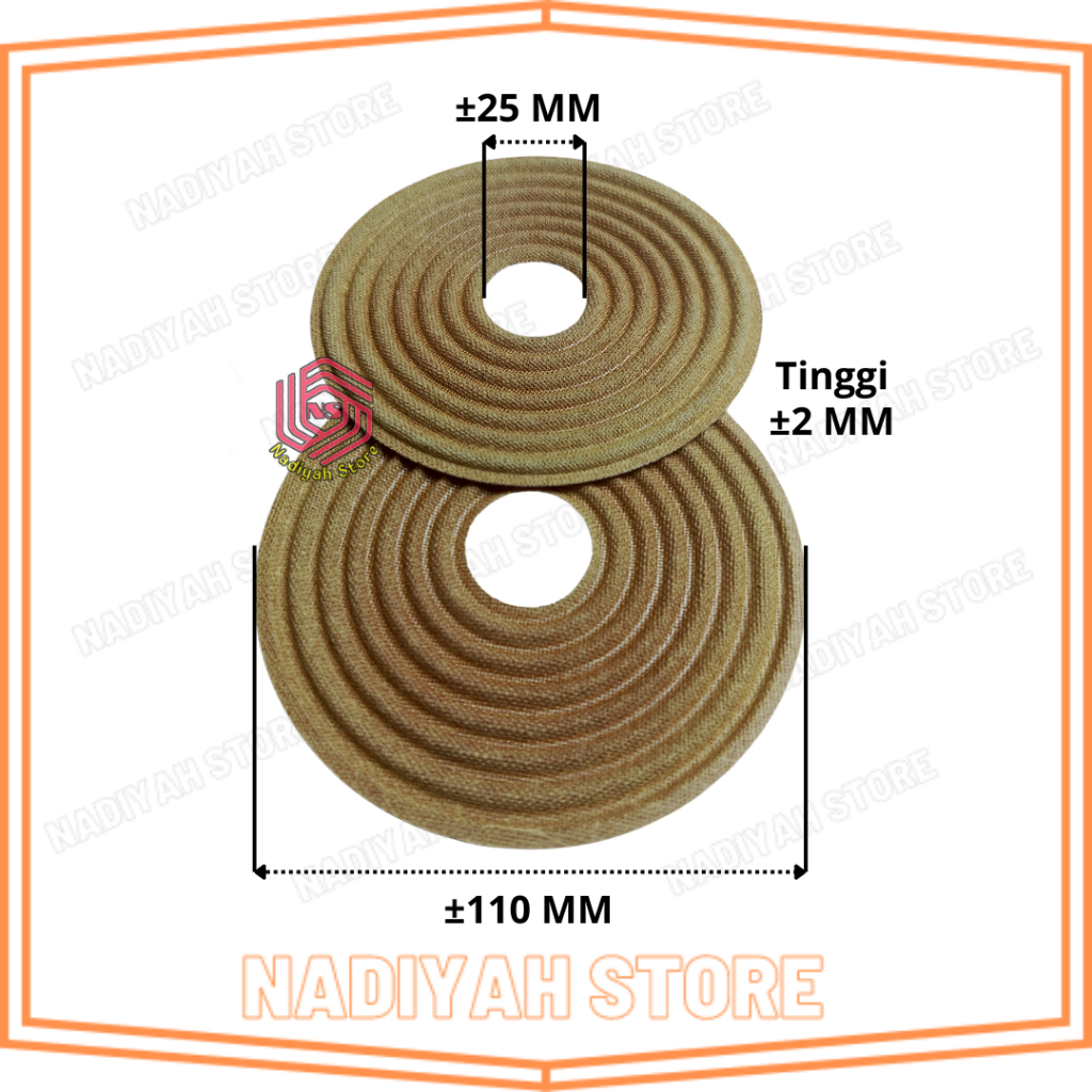 DEMPER SPEAKER DAMPER SPEAKER 10 INCH MEMBRAN SPEAKER
