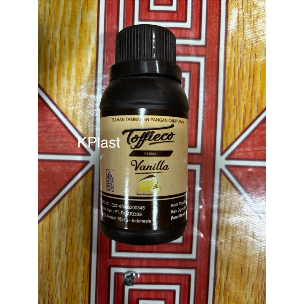 

Perisa Pewarna Toffieco Vanila 100 gram