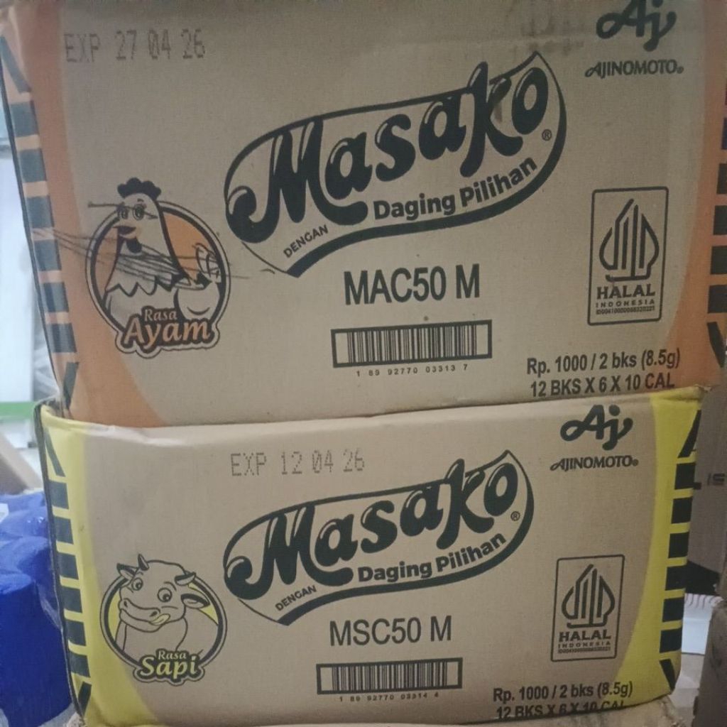 

(1 Dus) Masako Sapi Ayam