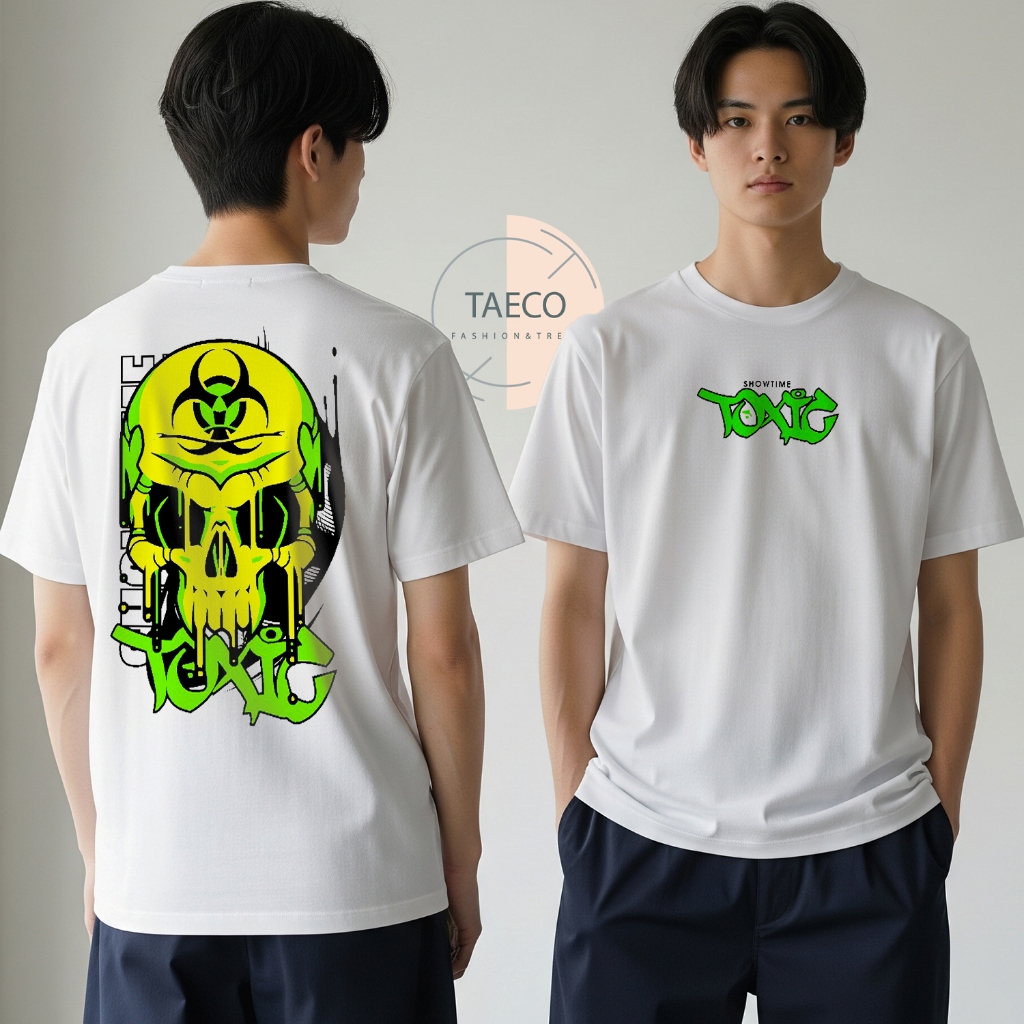 Kaos Distro TOXIC Lengan Pendek Terbaru/ Kaos Streetwear / Baju Distro Pria