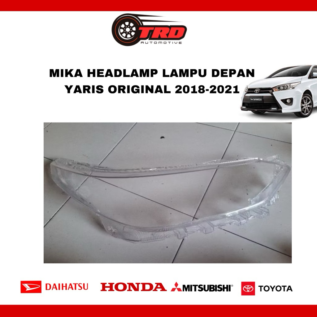 Mika Headlamp Lampu Depan Yaris Original 2018 2019 2020 2021 Mika Lampu depan Toyota Yaris Original