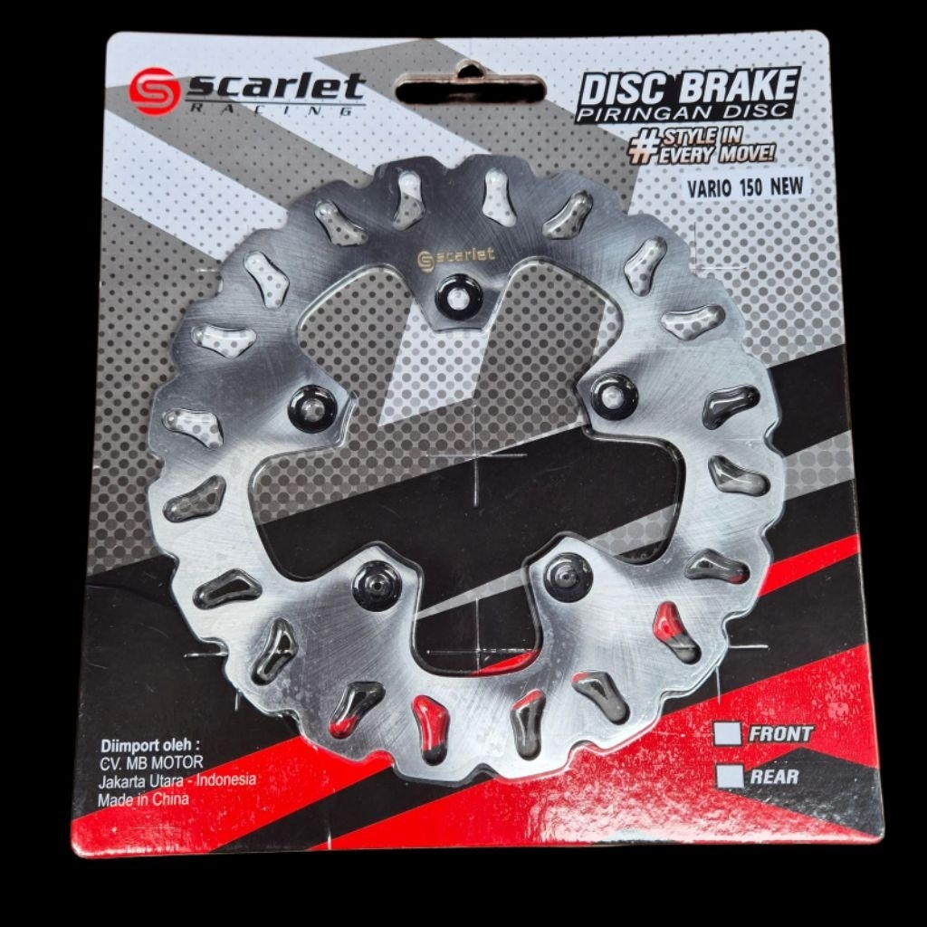 DISC PIRINGAN CAKRAM DEPAN VARIO 150 NEW LUBANG BAUT 5 DIAMETER STANDAR VARIASI
