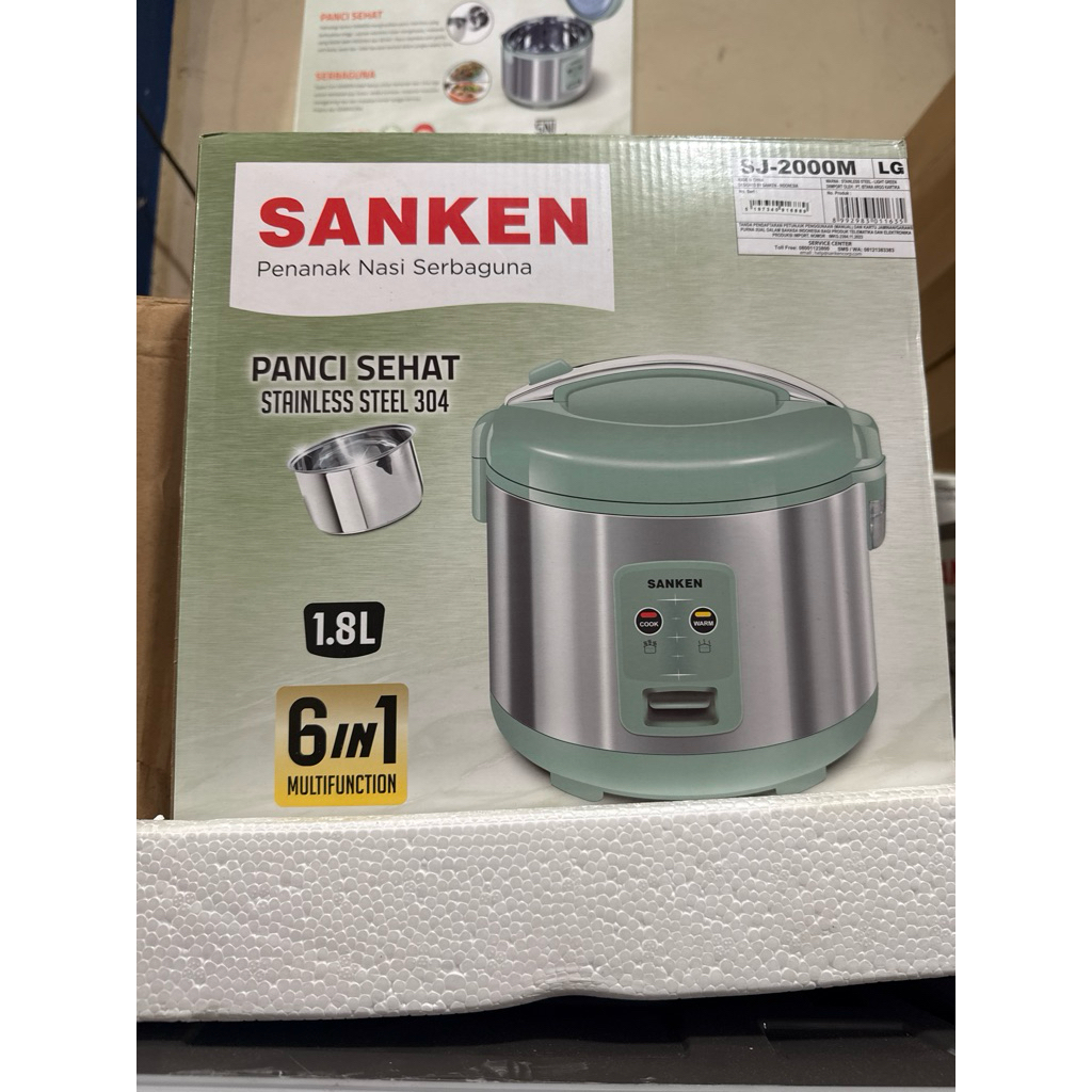 Magic Com Sanken Stainless steel 1,8L