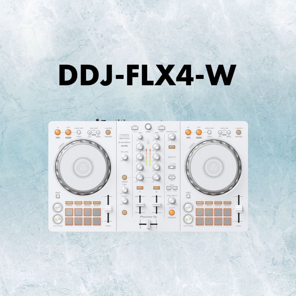 Pioneer DDJ-FLX4 - W | DDJ FLX4 WHITE | DJ CONTROLLER | PIONEER DJ | ALAT DJ